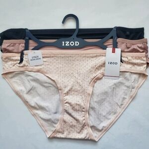 3 Pair IZOD Bikini Panties